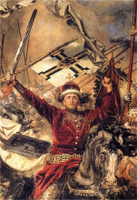 Копия картины "battle of&#160;grunwald (detail)" художника "матейко ян"