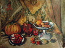 Картина "натюрморт с фруктами" художника "машков илья"