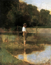 Копия картины "angler" художника "меднянский ласло"