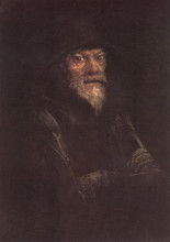 Копия картины "old man" художника "меднянский ласло"
