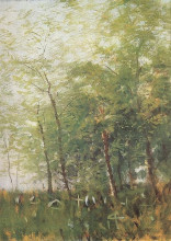 Копия картины "edge of a forest with crosses" художника "меднянский ласло"