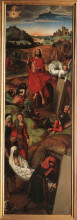 Картина "алтарь страстей (триптих гревераде), правое крыло" художника "мемлинг ганс"