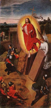 Копия картины "воскресение" художника "мемлинг ганс"