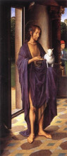 Копия картины "триптих донна (левое крыло)" художника "мемлинг ганс"