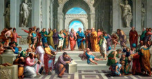 Картина "the school of athens (after raphael)" художника "менгс антон рафаэль"