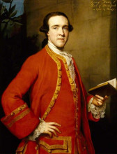 Репродукция картины "george harry grey, 5th earl of stamford" художника "менгс антон рафаэль"