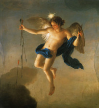 Копия картины "hesperus as personification of the evening" художника "менгс антон рафаэль"