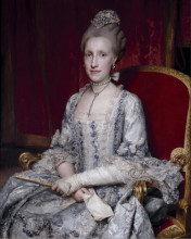 Картина "maria luisa de borbon, grand duchess of toscana" художника "менгс антон рафаэль"