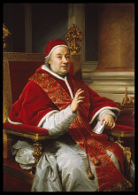 Копия картины "portrait of pope clement xiii" художника "менгс антон рафаэль"