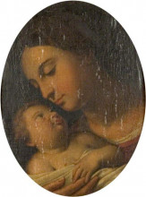 Копия картины "madonna and child" художника "менгс антон рафаэль"