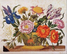 Копия картины "from der raupen wunderbare verwandlung und sonderbare blumennahrung, plate clxix" художника "мериан мария сибилла"