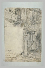 Репродукция картины "projet d&#39;illustration pour macbeth-12" художника "мерсон люк-оливье"