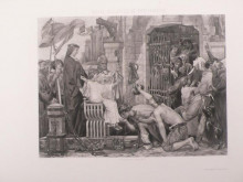 Копия картины "louis ix opens the jails of france" художника "мерсон люк-оливье"