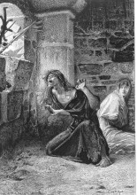 Копия картины "sister gudule and esmeralda" художника "мерсон люк-оливье"
