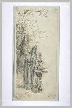 Репродукция картины "projet d&#39;illustration pour macbeth-8" художника "мерсон люк-оливье"