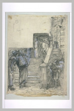 Копия картины "projet d&#39;illustration pour macbeth-10" художника "мерсон люк-оливье"