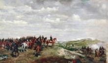 Репродукция картины "napol&#233;on iii at the battle of solferino" художника "месонье жан-луи-эрнест"