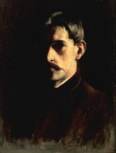 Картина "self-portrait" художника "меткалф уиллард"