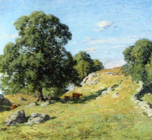 Картина "pasture, old lyme" художника "меткалф уиллард"