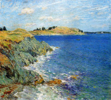 Копия картины "ebbing tide, version two" художника "меткалф уиллард"