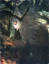 Репродукция картины "la gorge d&#39;areuse" художника "мехоффер юзеф"