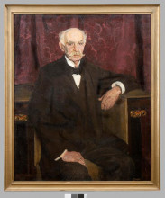 Копия картины "portrait of maksymilian ehrenpreis" художника "мехоффер юзеф"