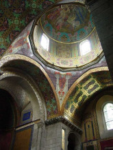 Копия картины "mosaic in the armenian cathedral in lviv" художника "мехоффер юзеф"
