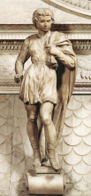 Копия картины "st. proculus" художника "микеланджело"