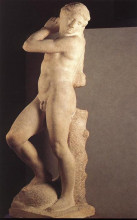 Репродукция картины "apollo" художника "микеланджело"