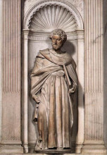 Копия картины "st. paul" художника "микеланджело"