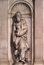 Копия картины "st. peter" художника "микеланджело"
