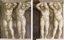 Картина "putti" художника "микеланджело"