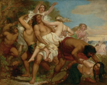 Картина "the tribe of benjamin seizing the daughter of shiloh" художника "милле джон эверетт"