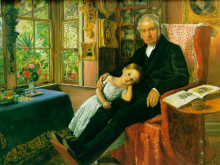 Картина "james wyatt and his granddaughter mary" художника "милле джон эверетт"