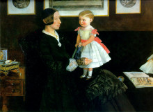 Картина "portrait of mrs james wyatt" художника "милле джон эверетт"