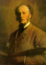 Репродукция картины "self-portrait" художника "милле джон эверетт"