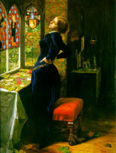 Картина "mariana in the moated grange" художника "милле джон эверетт"