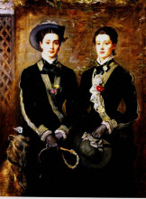 Копия картины "twins (grace and kate hoare)" художника "милле джон эверетт"