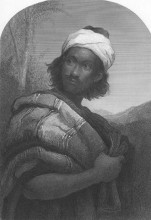 Репродукция картины "moorish chief engraving" художника "милле джон эверетт"