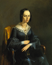 Копия картины "графиня вальмон" художника "милле жан-франсуа"