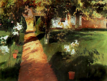 Копия картины "сад " художника "милле жан-франсуа"
