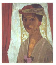 Репродукция картины "self portrait" художника "модерзон-беккер паула"