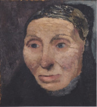 Картина "head of a peasant woman" художника "модерзон-беккер паула"