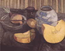 Картина "still life with pumpkin" художника "модерзон-беккер паула"