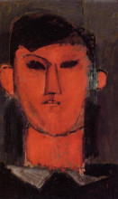 Репродукция картины "портрет пикассо" художника "модильяни амедео"