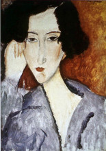 Копия картины "портрет мадам рашель остерлинд" художника "модильяни амедео"