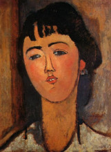 Картина "портрет женщины" художника "модильяни амедео"