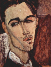 Копия картины "портрет сельсо лагара" художника "модильяни амедео"