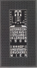 Репродукция картины "catalogue of the austrian exhibition in london" художника "мозер коломан"