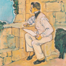 Копия картины "self-portrait" художника "мозер коломан"